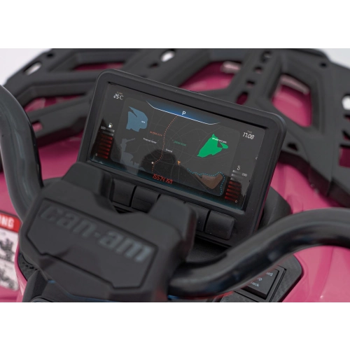 Quad na akumulator dla dzieci Can Am Outlander ATV z pilotem Różowy DK-CA005.2.4GHZ